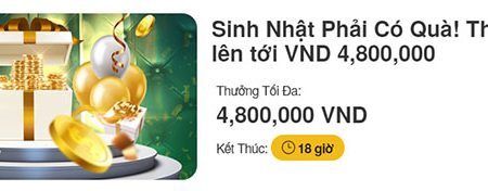 Sinh nhật có quà – Thưởng nóng lên đến 4,800,000 VND tại V9bet 