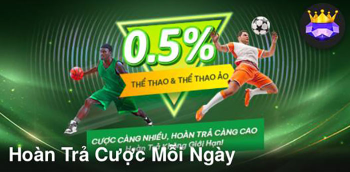 Cách nhận tiền hoàn trả tại V9bet